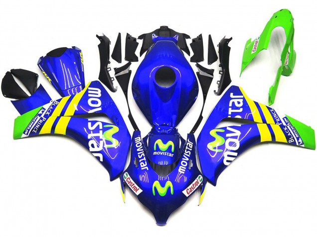 Vibrante Movistar 2008-2011 CBR1000RR Carena Moto
