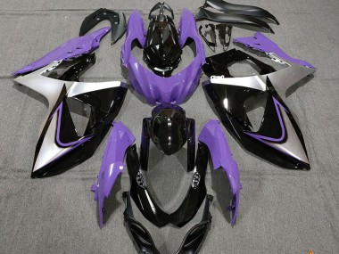 Viola Argento & Nero 2009-2016 GSXR 1000 Carena Moto