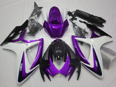 Viola & Bianco Debadged 2006-2007 GSXR 600-750 Carena Moto