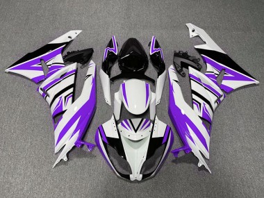 Viola Bianco & Nero Zag 2009-2012 ZX6R Carena Moto