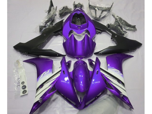 Viola Brillante & Bianco 2004-2006 R1 Carena Moto Viola Brillante & Bianco 2004-2006 R1 Carena Moto