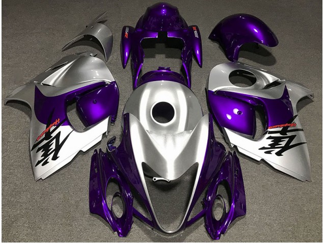 Viola Lucido & Argento 2008-2020 GSXR 1300 Carena Moto Viola Lucido & Argento 2008-2020 GSXR 1300 Carena Moto