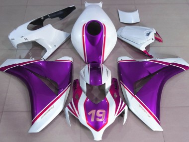 Viola Lucido & Bianco 2008-2011 CBR1000RR Carena Moto