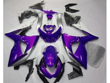 Viola Lucido & Bianco 2009-2016 GSXR 1000 Carena Moto