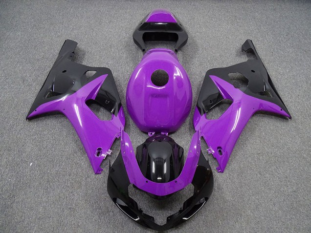 Viola Lucido & Nero 2001-2003 GSXR 600-750 Carena Moto Viola Lucido & Nero 2001-2003 GSXR 600-750 Carena Moto