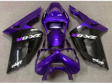 Viola Lucido & Nero 2003-2004 ZX6R Carena Moto