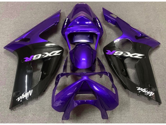 Viola Lucido & Nero 2003-2004 ZX6R Carena Moto