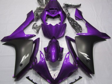 Viola Lucido & Nero 2007-2008 R1 Carena Moto