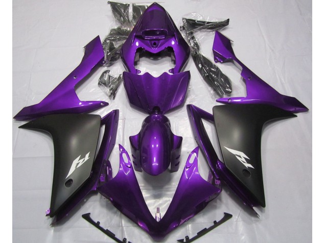 Viola Lucido & Nero 2007-2008 R1 Carena Moto Viola Lucido & Nero 2007-2008 R1 Carena Moto
