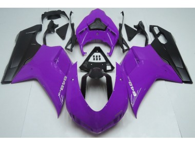 Viola Lucido & Nero 2007-2014 Ducati 848 1098 1198 Carena Moto
