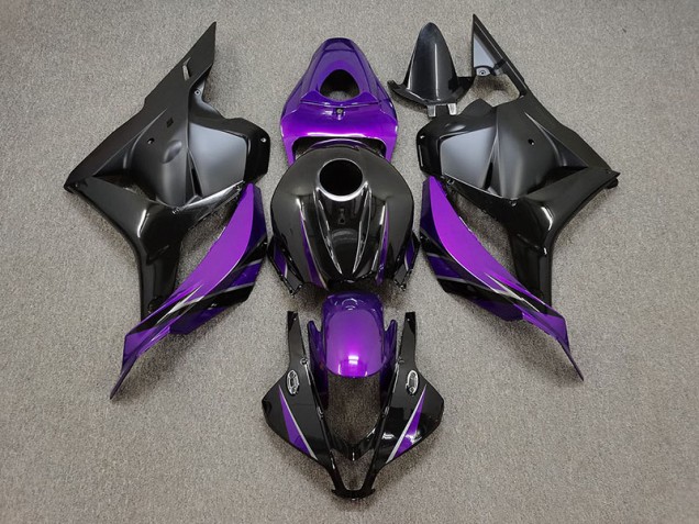 Viola Lucido & Nero 2009-2012 CBR600RR Carena Moto Viola Lucido & Nero 2009-2012 CBR600RR Carena Moto