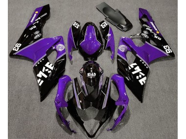 Viola Lucido & Nero Personalizzato 2005-2006 GSXR 1000 Carena Moto