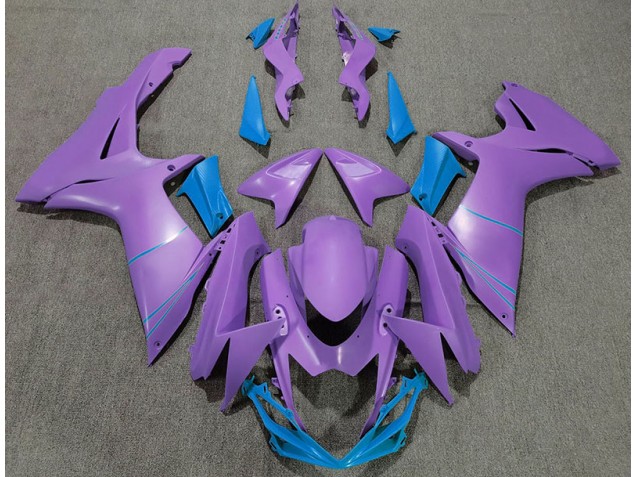Viola Opaco & Blu 2011-2024 GSXR 600-750 Carena Moto