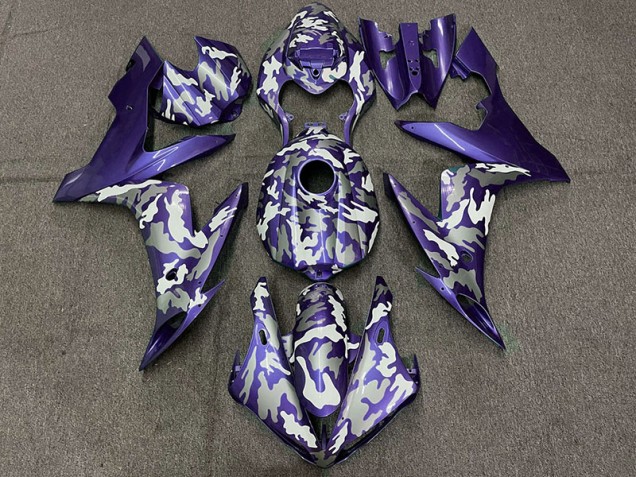 Viola Scuro Camo 2004-2006 R1 Carena Moto Viola Scuro Camo 2004-2006 R1 Carena Moto
