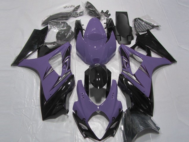 Viola Scuro & Nero 2007-2008 GSXR 1000 Carena Moto Viola Scuro & Nero 2007-2008 GSXR 1000 Carena Moto